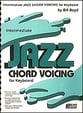 Intermediate Jazz Chord Voicing for Keyboard piano sheet music cover